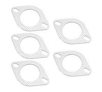 JNNJ 5 Pièces Joint De Bride De Collecteur D'échappement, Joint Métallique De Tuyau D'échappement, Joint D'échappement Pour Voiture Avec Anneau Renforcé, La Plupart Des Véhicules(63-64mm)