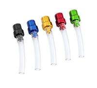 JNNJ 5 Pièces Tuba Bouchon Carburant, Valve Ventilation Reniflard Tuyau Pour Moto, Bouchon Du Réservoir D'essence Réservoir Pétrole Tuyau, Valve D'échappement Tuba Pour Réservoir Carburant(Coloré)