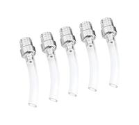 JNNJ 5 Pièces Tuba Bouchon Carburant, Valve Ventilation Reniflard Tuyau Pour Moto, Bouchon Du Réservoir D'essence Réservoir Pétrole Tuyau, Valve D'échappement Tuba Pour Réservoir Carburant(Argent)