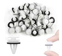 JNNJ 50 Pcs Rivets En Plastique pour Voiture, Clips de Fixation Universels En Nylon, Kit de Clips de Renforcement de Carrosserie de Panneau de Porte de Voiture,clips de fixation voiture rivet