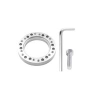 JNNJ Adaptateur Moyeu Volant, Entretoise Moyeu Volants, Entretoise Volants Kit Adaptateur Universel Moyeus De Volant, Entretoise Volant Voiture, Kit Universel Course Moyeu Volant-Voiture(Argent)