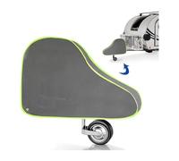 JNNJ Attelage Housse Universel Remorque Caravane, Housse pour Attelage De Remorque Étanche, Housse Universelle pour Attelage De Remorque avec Sangles, Couverture D'attelage pour Caravane Camping-Car