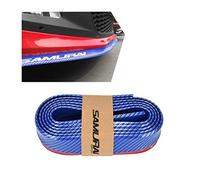 JNNJ Becquet De Pare-Chocs Avant Universel, 2.5M Bande Protecteur pour Pare-Choc Avant Lèvre Spoiler Ruban Adhésif Résistance à La Corrosion, Protector Universel pour Voitures, Camion, SUV(Bleu)