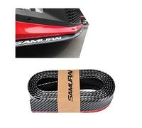 JNNJ Becquet De Pare-Chocs Avant Universel, 2.5M Bande Protecteur pour Pare-Choc Avant Lèvre Spoiler Ruban Adhésif Résistance à La Corrosion, Protector Universel pour Voitures, Camion, SUV(Noir)
