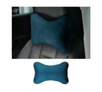 JNNJ Coussin Nuque Pour Siège Voiture, Coussin D'appui-Tête Pour L'appui-Tête Du Siège De La Voiture Fabriqué En Coton, Oreiller De Voiture Pour Siège Conducteur Avec Sangle Réglable(Bleu)