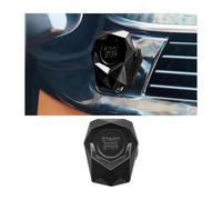 JNNJ Couvercle du Bouton Poussoir de Voiture, Garniture Protection de Bouton de Démarrage du Moteur, Housse en Métal de Bouton D'allumage Universel Décoration pour Intérieur de Voiture(Noir)