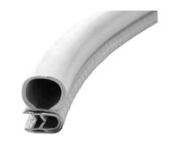 JNNJ Joint De Porte De Voiture, Joint De Coffre En Caoutchouc Profilé Pour Voitures, 6m Car Edge Trim Rubber Seal Pad Protection, Pour La Porte Voiture En Caoutchouc Anti-Collision Protéger(Blanc)