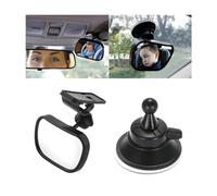 JNNJ Miroir Voiture Bébé, Bébé Vue Arrière Miroir Avec Clip, Miroir Voiture Bébé Rotation 360° Réglable, Miroirs De Retroviseur Voiture Bébés HD, Rétroviseur Miroirs à Clipser Au De La Véhicule