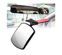 JNNJ Miroir Voiture Bébé, Bébé Vue Arrière Miroir Avec Clip, Miroir Voiture Bébé Rotation Réglable, Miroirs De Retroviseur Voiture Bébés HD, Rétroviseur Miroirs à Clipser L'avant Au De La Véhicule