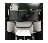 JNNJ Sac de Rangement à Main Entre Les Sièges Avant de Voiture, Sac de Rangement pour Siège Arrière de Voiture, Multipurpose Organisateur de Voiture Suspendu Durable de Grande Capacité(Gris)