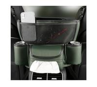 JNNJ Sac de Rangement à Main Entre Les Sièges Avant de Voiture, Sac de Rangement pour Siège Arrière de Voiture, Multipurpose Organisateur de Voiture Suspendu Durable de Grande Capacité(Vert)
