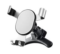 JNNJ Support pour Téléphone De Voiture, Support De Téléphone De Voiture par Gravité, Serrage Automatique Support Universel pour Les Bouches D'aération, Fiable Et Stable Berceau Voiture(Argent)