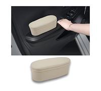 JNNJ Support Universel D'accoudoir de Porte de Voiture, Coussins de Support de Coude Gauche D'accoudoir de Voiture, Accessoires Automobiles, Pour Soulagent la Fatigue du Bras du Conducteur(Beige)