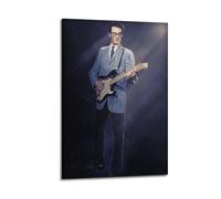 JNNJMN Composer Buddy Holly Poster décoratif sur toile pour chambre à coucher (50 x 75 cm)