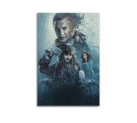 JNNJMN Poster du film Pirates des Caraïbes - Impression sur toile - Décoration murale moderne pour chambre à coucher - 50 x 75 cm