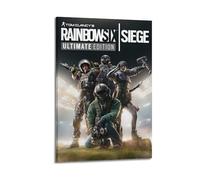 JNNJMN Rainbow Six Siege Poster de jeu vidéo 2 - Impression sur toile murale moderne pour chambre à coucher - 20 x 30 cm