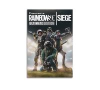 JNNJMN Rainbow Six Siege Poster de jeu vidéo 2 - Impression sur toile murale moderne pour chambre à coucher - 40 x 60 cm