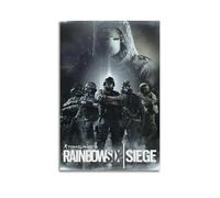 JNNJMN Rainbow Six Ubisoft Siege Poster décoratif sur toile pour chambre à coucher (60 x 90 cm)