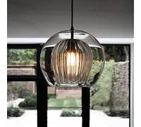 JNPGVTCD Lustre créatif en Verre soufflé à la Bouche Lampe Suspendue Ronde Transparente Hôtel Restaurant Salle à Manger Café Bar JNPGVTCDing La