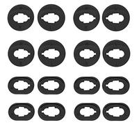 JNSA Lot de 16 coussinets d'oreille en silicone compatibles avec Galaxy Buds Live, 2 tailles et 8 paires d'embouts de rechange pour Samsung Galaxy Buds Live, accessoires en caoutchouc, noir