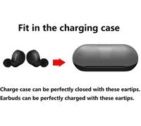 JNSA Lot de 6 Paires d'embouts de Rechange en Silicone pour écouteurs Sony WF WI MDR Series compatibles avec Les écouteurs Intra-Auriculaires Sony WF-1000XM4 WF-SP800N WF-1000XM3 MDR-XB50AP WI-C310