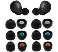 JNSA Lot de 6 paires d'embouts de rechange en silicone pour écouteurs Sony WF WI MDR Series compatibles avec les écouteurs intra-auriculaires Sony WF-1000XM4 WF-SP800N WF-1000XM3 MDR-XB50AP WI-C310