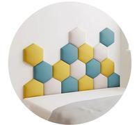 JNTFNE Panneaux muraux rembourrés anti-Kollision 3D, autocollant mural auto-adhésif pour tête de lit, design mural pour chambre d'enfants, panneaux de protection murale doux (couleur : 003, taille