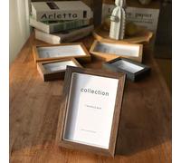 JNTFNE Phoframe Cadre photo moderne de 15,2 cm, 15,2 cm, 20,3 cm, décoration de table, montage mural, créatif et simple, cadre photo (A, 15,2 - 10,1 x 15,2 cm)