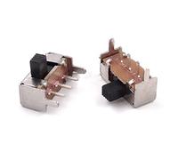 JNURGWLYH Pièces de Rechange Micro Interrupteur 20 pièces Interrupteur à Bascule SK12F14G4 poignée Horizontale à 2 Positions Haute 4mm sk12f14 Interrupteur Coulissant