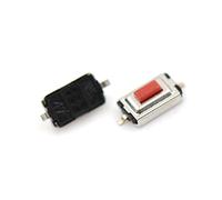 JNURGWLYH Pièces de Rechange Tactile Tact Push Button 100Pcs Mini Switch 3x6x2.5mm Deux Broches Bouton Poussoir SMD Tactile Tact Micro Switch MB3/MB4 Tablet PC Power Switch Tact Switch(Rosso)