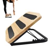 JNUYISW Planche Inclinée en Bois, Réglable Slant Board étireur de Mollet Capacité de Poids de 220lbs Multifonctionnel Planche Extensible pour Mollet pour Talon, Cheville, Achille du Pied