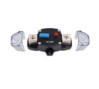 JNVFTCUX Disjoncteur à réinitialisation Automatique 12-48V DC, 50a, 60a, 80a, 100a, 150a, 200a, 250a, 300a, amplificateur stéréo de Style AGU for Voiture, Porte-fusible 4GA(100a)