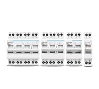 JNVFTCUX Disjoncteur de sécurité à Double Alimentation 1P 2P 3P 4P 63A MTS, Interrupteur de Transfert Manuel, 1 pièce(25 V,3 UK)