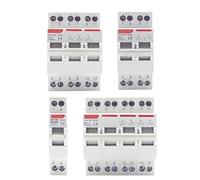 JNVFTCUX Disjoncteur de Transfert Manuel à Double Alimentation MTS 1P, 2P, 3P, 4P, 40A, 63A, Interrupteur de déconnexion et d'isolement sur Rail DIN, 1 pièce(25 V,Gold 4pcs)