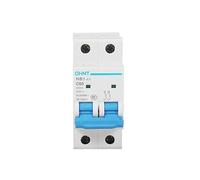 JNVFTCUX Mini disjoncteur Miniature Basse Tension NB1-63 2P C20A 10A 25A 32A 63A 40A 2A, Protection de Moteur modulaire sur Rail DIN CE(4A)