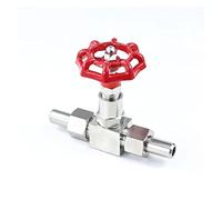 JNVFTCUX Vanne à Bille Haute Pression mâle en Acier Inoxydable 1/4, 3/8 "1/2" BSP 304, Aiguille d'arrêt, contrôle de débit Grue J13-160P
