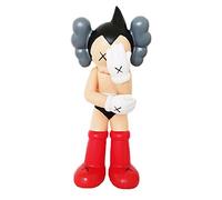 JNVHFGT Figurines Astro Boy XX Eyes 35 cm, vitrine de Table for la Maison, modèle Statue poupée, Objet Collection for Les Amateurs Jouets, décorations for(Red)