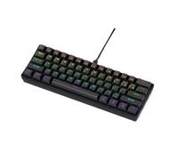JNVkcsppm Interrupteur e Clavier mécanique de Remplacement, Compatible avec Le Clavier K61, 60 pour Cent rvb, Noir, Blanc, Rouge, Bleu(Black)