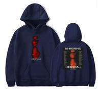 JNYEHSUI Sweats À Capuche pour Les Hommes Sweatshirt Décontractés Hoodies Hip Hop Style Sweatshirt Chanteur David Kushner 2D Impression Mode Hauts pour Hommes Femmes Cosplay-Navy Blue||x_s