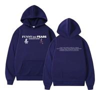 JNYEHSUI Sweats À Capuche pour Les Hommes Sweatshirt Hip Hop Style Sweatshirt Chanteur Dami-ano David 2D Impression Mode Hauts Haut De Sport Unisexe Décontractés Hoodies-Navy Blue||x_s