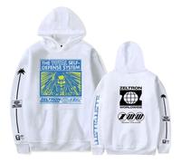 JNYEHSUI Sweats À Capuche pour Les Hommes Sweatshirt Hip Hop Style Sweatshirt Décontractés Hoodies pour Hommes Femmes Cosplay Rapper Denzel Curry 2D Impression Mode Hauts-White||4X_l
