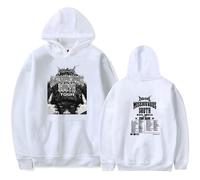 JNYEHSUI Sweats À Capuche pour Les Hommes Sweatshirt pour Hommes Femmes Cosplay Décontractés Hoodies Hip Hop Style Sweatshirt Rapper Denzel Curry 2D Impression Mode Hauts-White||x_l