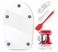 JNZLT Planche coulissante en acrylique pour robot de cuisine KitchenAid - Tapis de déménagement transparent avec protection anti-rayures, déplacement facile et protection du plan de travail
