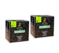 JO CAFÉ NAPOLETANO - Café décaféiné GRAN CREMA en portion individuelle - 70% Robusta, 30% Arabica - Torréfaction foncée - Faible teneur en caféine < 0,10% - Crème brune - Compatible avec ESE 44 mm