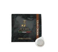 JO CAFÉ NAPOLETANO - Café en portion individuelle GRAN CREMA - 70% Robusta 30% Arabica - Torréfaction foncée - Saveur forte et intense - Riche en caféine (3,86%) - Compatible avec ESE 44 mm (2, Gra