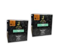 JO CAFÉ NAPOLETANO - Café en portion individuelle GRAN CREMA - 70% Robusta 30% Arabica - Torréfaction foncée - Saveur forte et intense - Riche en caféine (3,86%) - Compatible avec ESE 44 mm (2, Gra