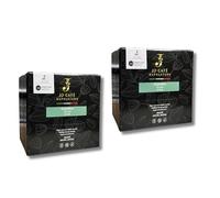 JO CAFÉ NAPOLETANO - Café en portion individuelle GUSTO DOLCE - 50% Robusta 50% Arabica - Torréfaction moyenne - Haute caféine (3,84%) - Compatible avec ESE 44 mm