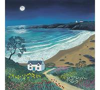 Jo Grundy (The Path to Moonlight Bay 85 x 85 cm Toile Imprimée
