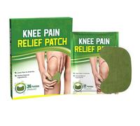 Jo-Int - Kit de patch de soulagement du genou, patch anti-douleur, portable, confortable, large application, 12,5 x 2,2 x 16,5 cm, pour les entraînements et les activités quotidiennes