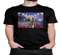 Jo-SH GRO-Ban Awake Live Men's Tees Round Neck Novelty Short Sleeve T-Shirt Black M